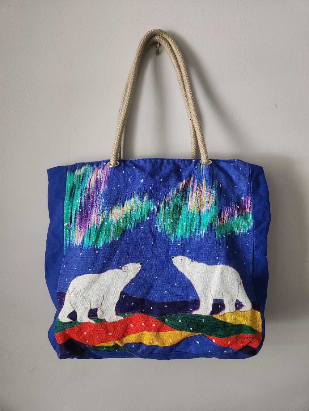 Dawn Oman | Sky Watchers | Cotton Zipper Tote